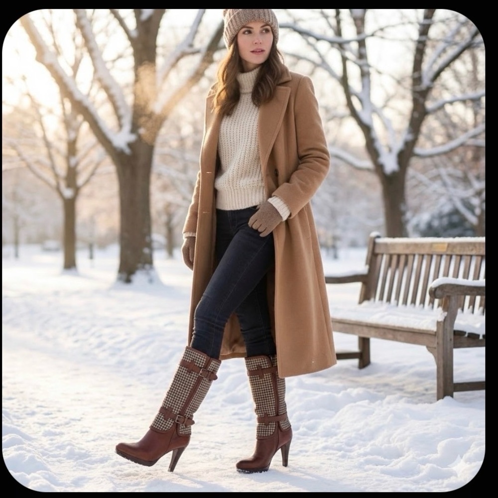Cole Haan X Nike Air Kennedy Buckle Women’s Boots Size 7B